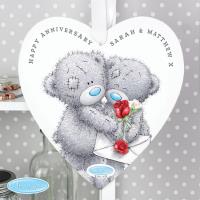 Personalised Me to You Large Wooden Heart Decoration Extra Image 2 Preview